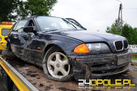 Wypadek między Jasieniem a Lasowicami. Posłuchaj tłumaczenia sprawczyni.