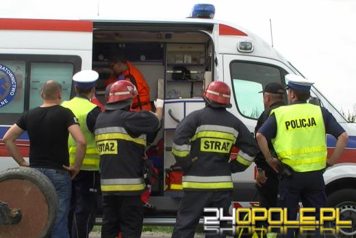 Groźny wypadek pod Brzegiem