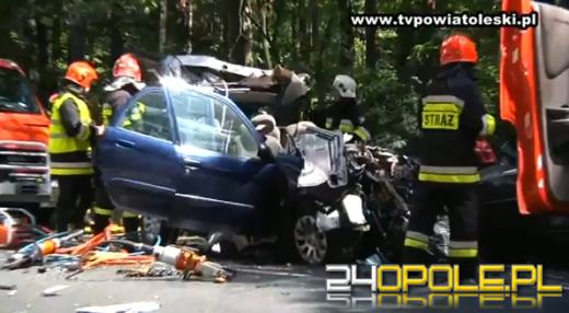 Tragiczny karambol pod Praszką