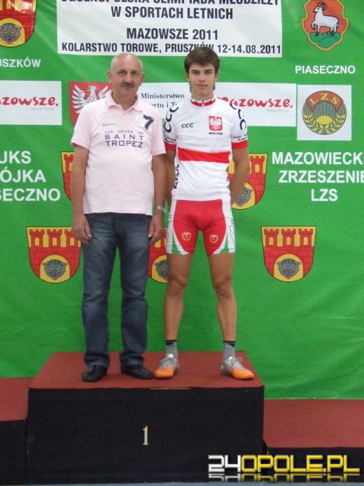 Opolski kolarz wywalczył mistrzostwo Polski