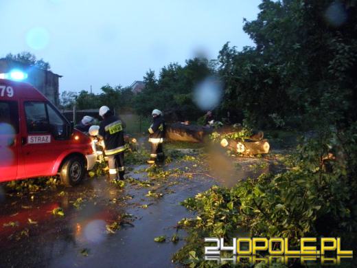 Nawałnica nad Opolszczyzną, grad wielkości piłek tenisowych