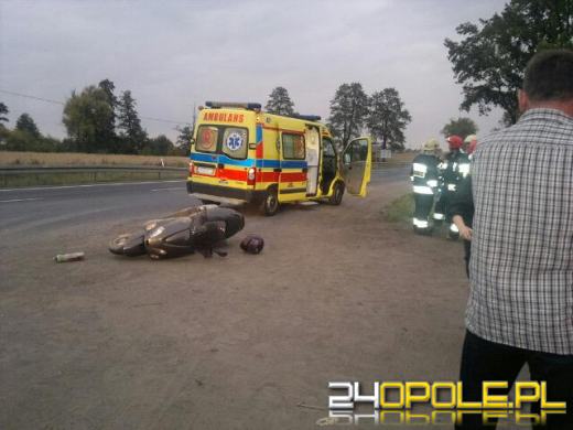 14-latek ranny w wypadku na motocyklu