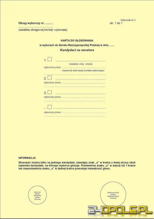 Dziś wybieramy naszych reprezentantów do Sejmu i Senatu