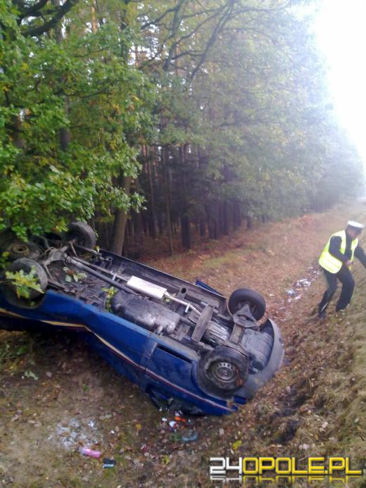 Dostawczy mercedes zderzył się z dzikiem