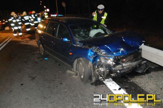Dwie osoby ranne w wypadku pod Opolem