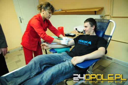 30 litrów krwi od uczniów mechaniczniaka