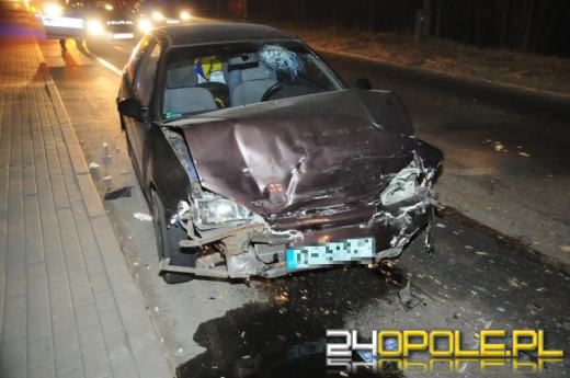 Pijany kierowca spowodował wypadek i uciekł z miejsca zdarzenia