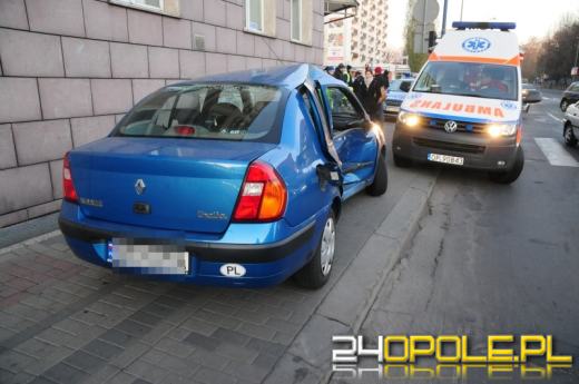 Zderzenie na skrzyżowaniu w centrum Opola