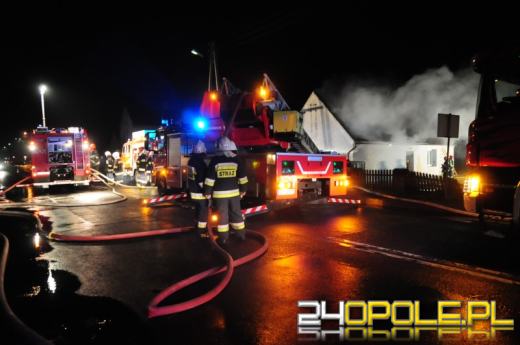 Spłonął dom we Wrzoskach