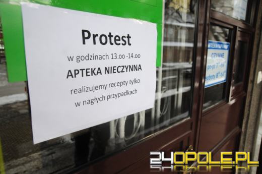 Godzinny protest aptekarzy. Tak będzie codziennie?