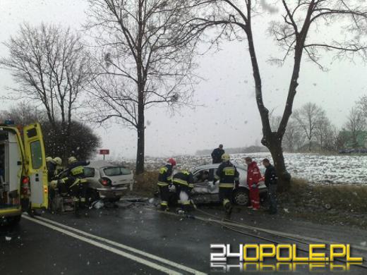 Trzy osoby poszkodowane w wypadku w Niemodlinie