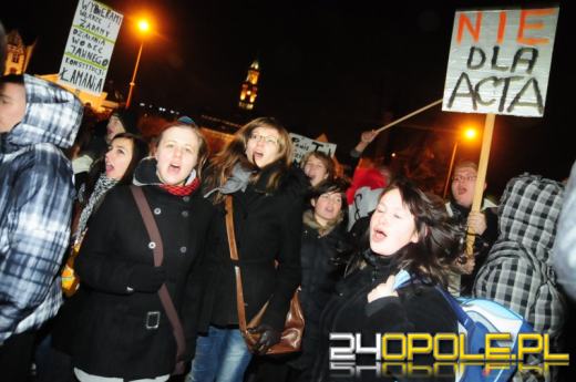 Nie dla ACTA w Opolu. Ponad tysiąc protestujących.
