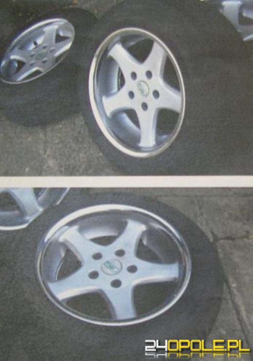 Ukradł alufelgi warte prawie 4000 złotych