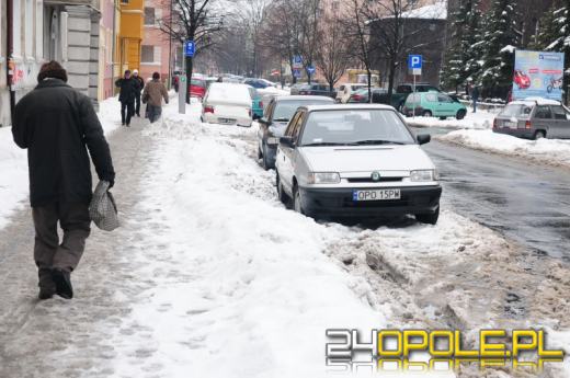 Strefa parkowania w śniegu. Nie tak miało być