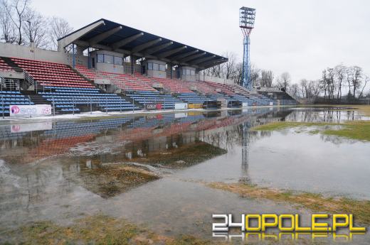 Murawa przy Oleskiej już bez wody