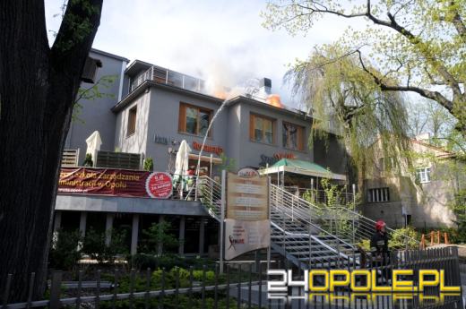 Pożar na tarasie Szarej Willi