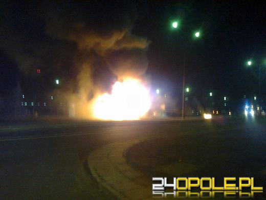 Pożar autobusu MZK. Pojazd doszczętnie spłonął