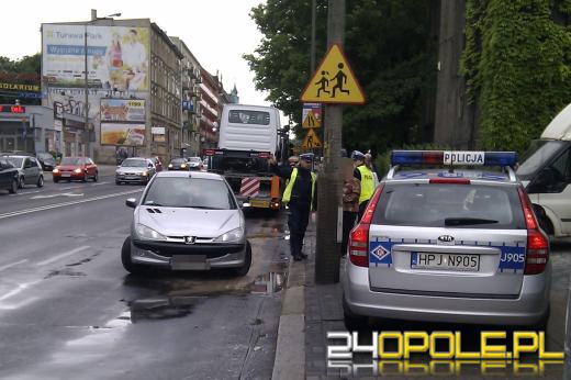 Zderzenie na skrzyżowaniu w centrum Opola