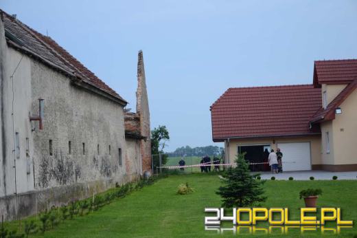 W Łosiowie runął dach stodoły