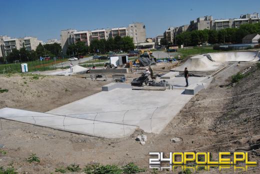 Kończy się budowa skateparku na Malince