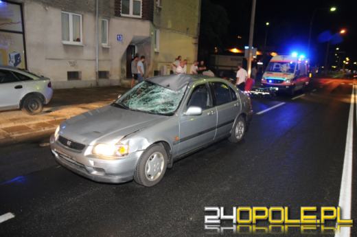 Rowerzysta potrącony na przejściu dla pieszych