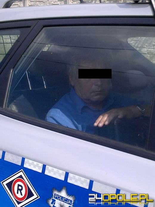 Skosił znak drogowy. Miał prawie trzy promile.