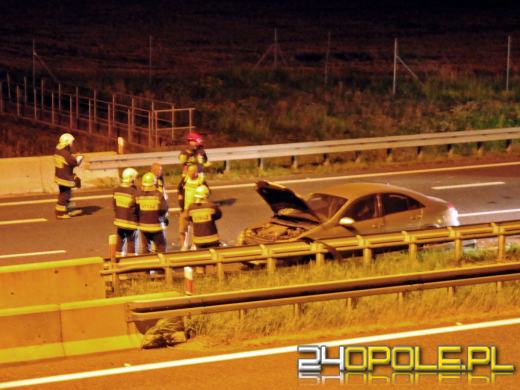 W ciężarówce pękła opona. Kierowca pił wcześniej alkohol