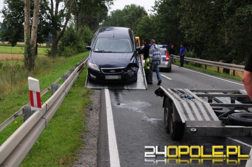 Ogromne korki po zderzeniu na trasie Opole - Zawada