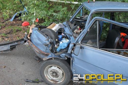 Kierowca malucha zginął w wypadku pod Kluczborkiem