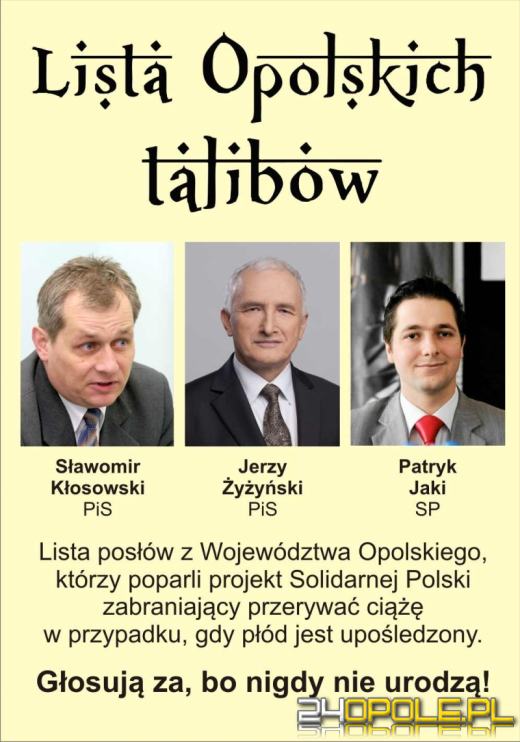 Jaki, Żyżyński i Kłosowski jak talibowie?