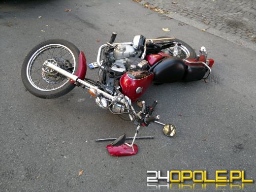 Kobieta wymusiła pierwszeństwo, motocyklista został ranny  