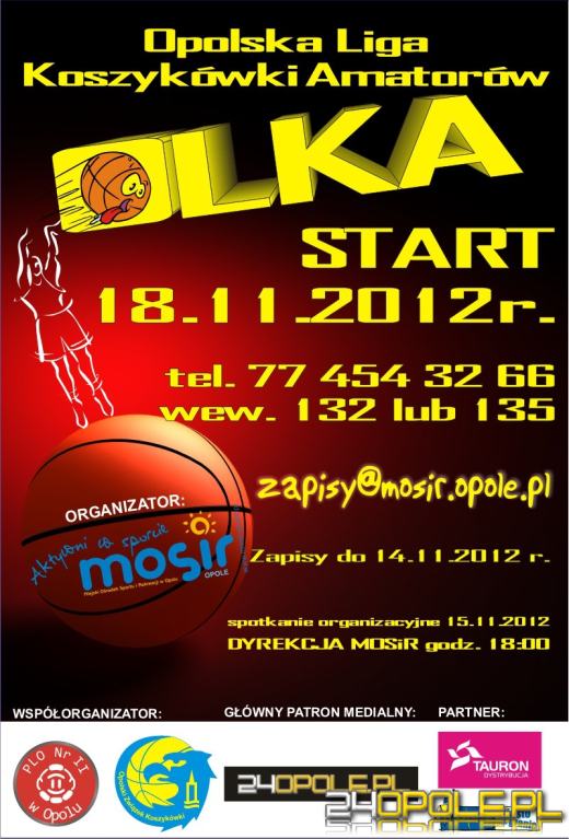 Rusza „Olka” czyli Opolska Liga Koszykówki Amatorów
