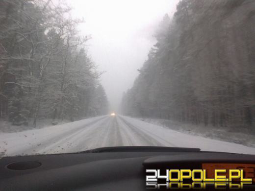 Ślisko na opolskich drogach