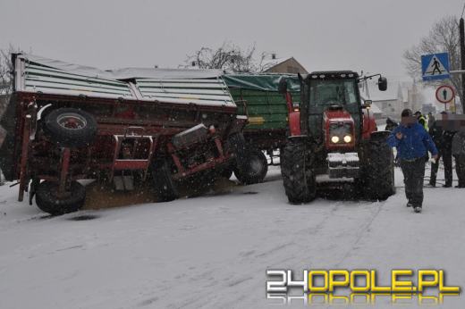 Ślisko na opolskich drogach