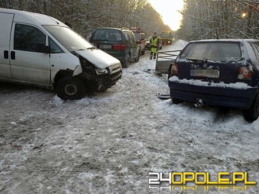 Trzy auta zderzyły się w Antoniowie
