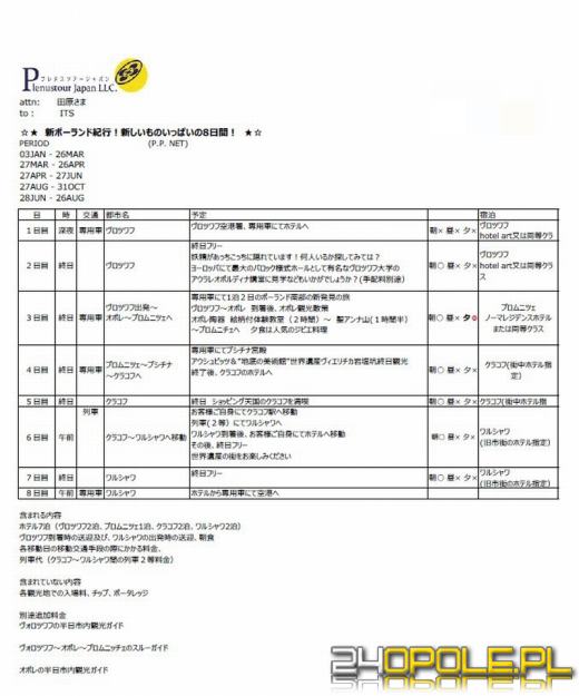Opolszczyznę najadą turyści z Japonii?