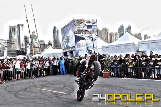 Stunter13 w Dubaju. Wystąpił ze specjalnym pokazem dla Księcia Dubaju i Księcia Bahrajnu.
