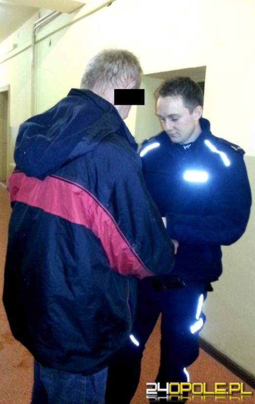 Włamał się po denaturat, piwo i słodycze