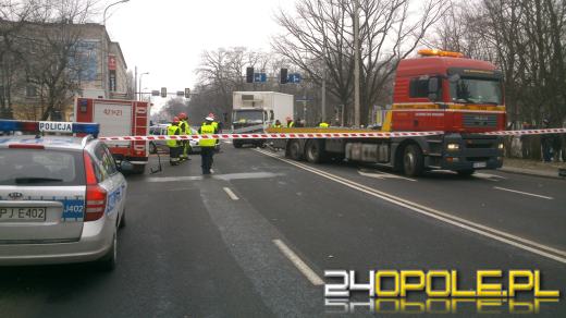 Śmigłowiec ratowniczy zabrał ranną w wypadku kobietę