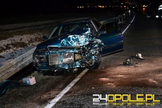 Kierująca audi wjechała wprost pod ciężarówkę