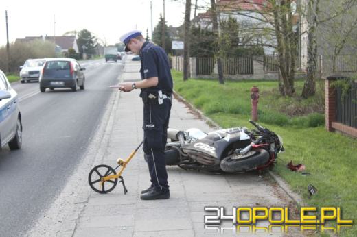 Motocyklista zginął po uderzeniu w słup 