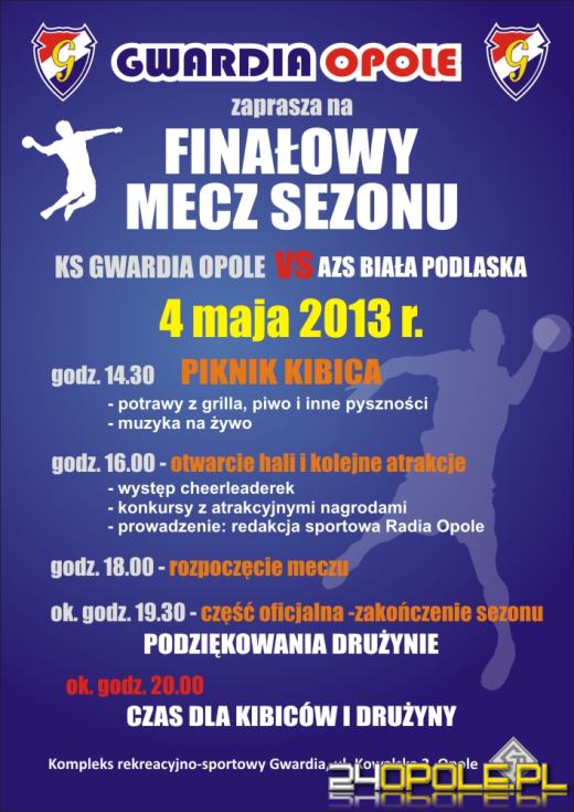 Gwardia Opole zaprasza na piknik z okazji awansu do ekstraklasy