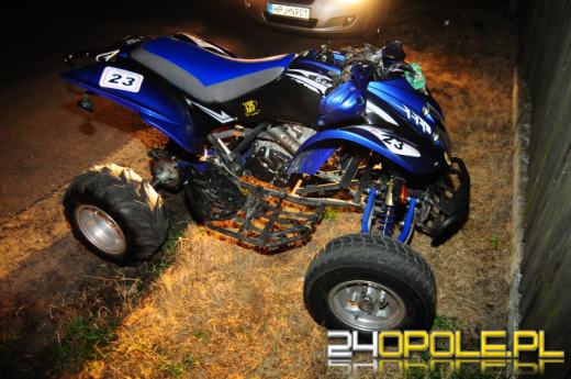 Pijany kierowca quada spowodował wypadek