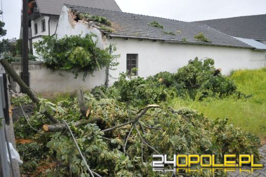 Nawałnica przeszła w nocy nad Opolszczyzną