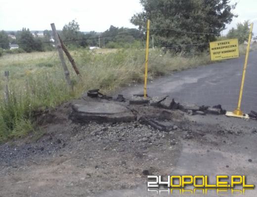 Co dalej z zawaloną drogą pod Niemodlinem?