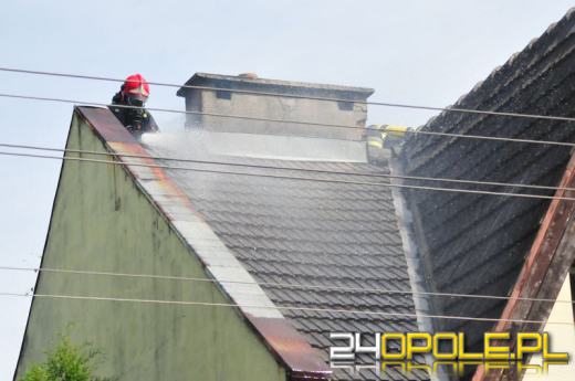 Pożar domu na ul. Domańskiego