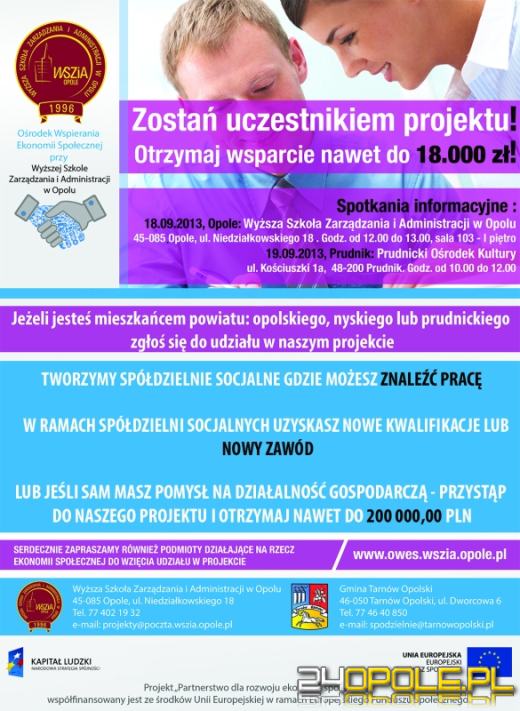 Mają sposób na 60 nowych miejsc pracy