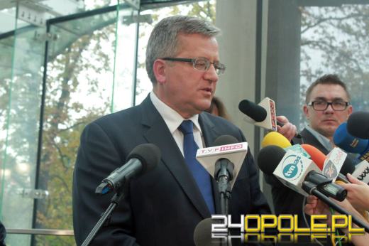 Bronisław Komorowski odwiedził Opolszczyznę