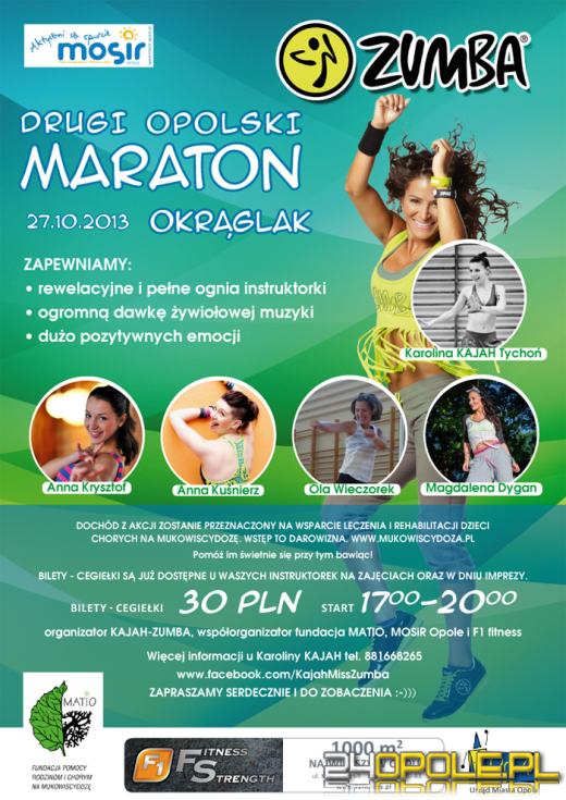 Weź udział w maratonie Zumby i pomóż chorej Oli 