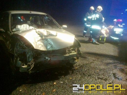 Dwa wypadki w Brynicy. Jeden z nich spowodował pijany kierowca.